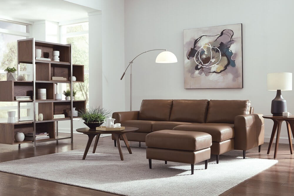 leather sectional sofa