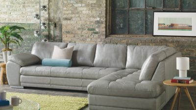 leather sofa