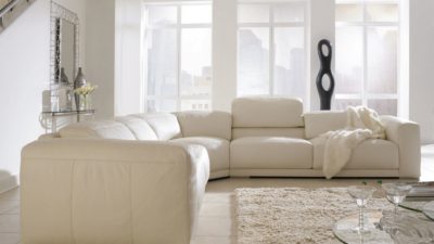 Malibu leather sofa