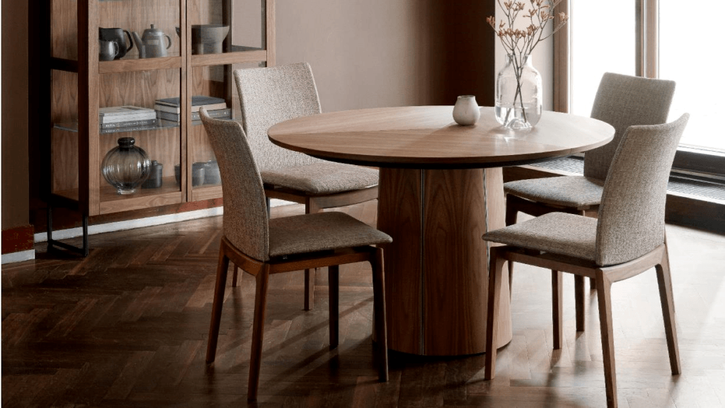 Sleek Modern Barstool Contemporary, Leather Gallery Dining Sets